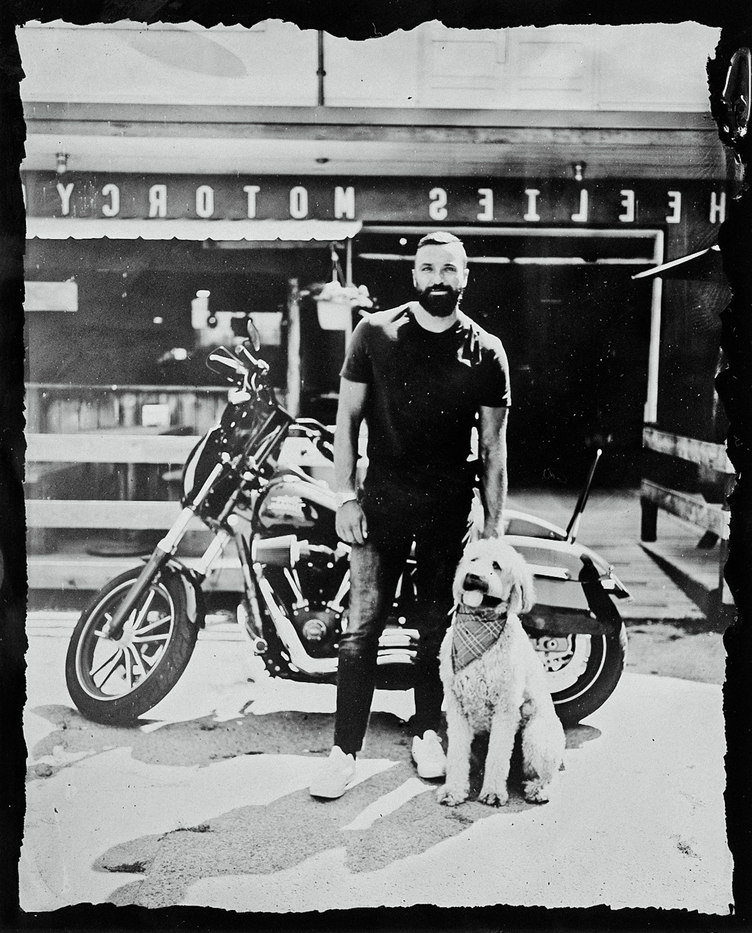 Wheelies Motorcycles Silver & Tin Tintype Syd Woodward-5.jpg